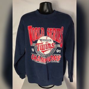 Vintage MN Twins 91 World Series Champs Sweatshirt